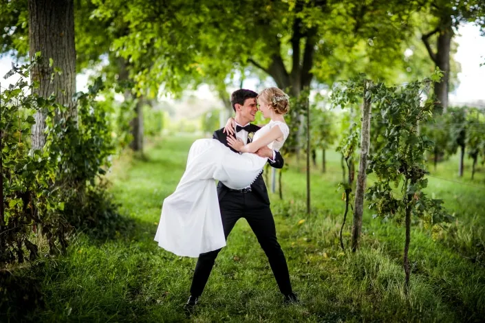 Hochzeit in den Weinbergen
