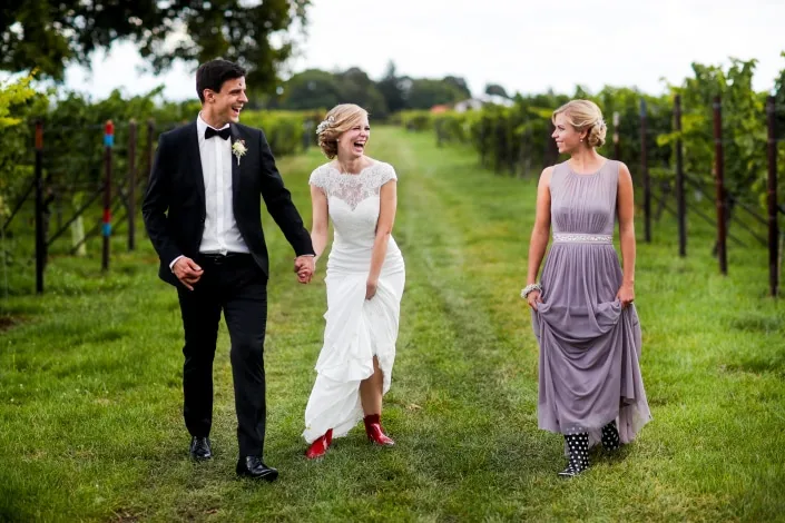 Hochzeit in den Weinbergen