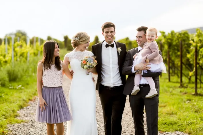 Hochzeit in den Weinbergen