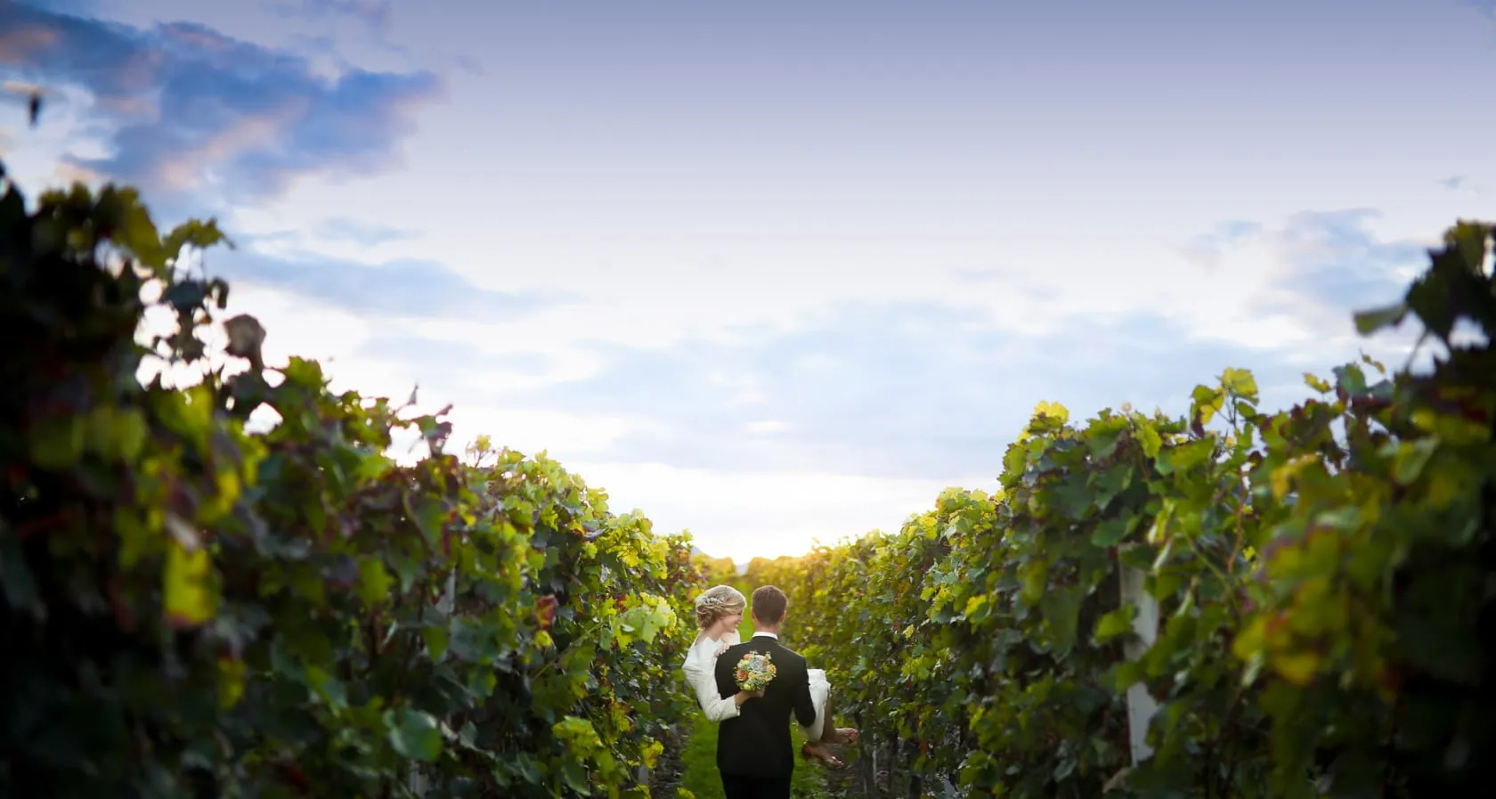 Hochzeit in den Weinbergen