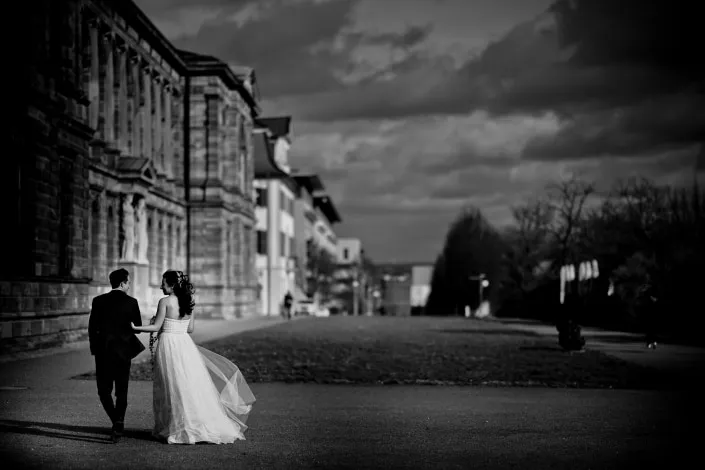 Eine Hochzeit in Kassel Brautpaar in Kassel