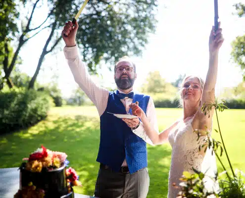 Hochzeitstorte Anschnitt Dagobertshausen Marburg