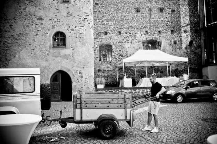 Hochzeitsfotos auf Schloss Romrod