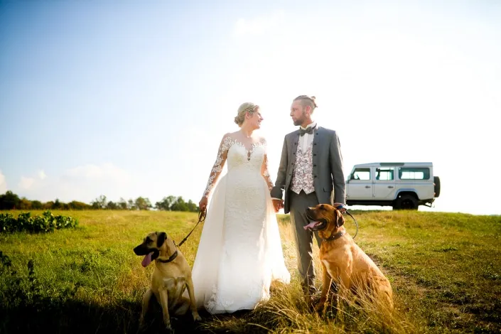 Hochzeitsfotos auf Schloss Romrod