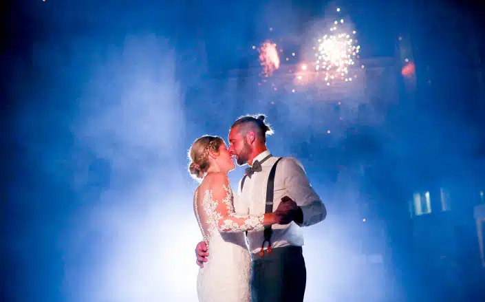 Hochzeitsfotos auf Schloss Romrod Feuerwerk Schloss Romrod