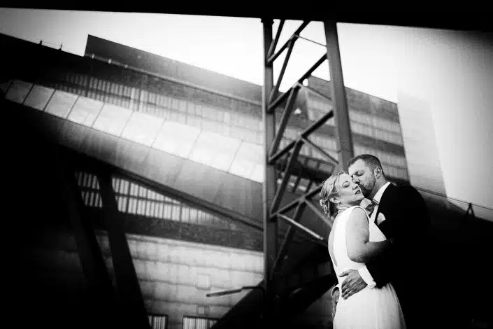 Hochzeitsfotografie in Essen Zeche Zollverein, Hochzeitsfotografie, Essen, hochzeit, braut, Bräutigam