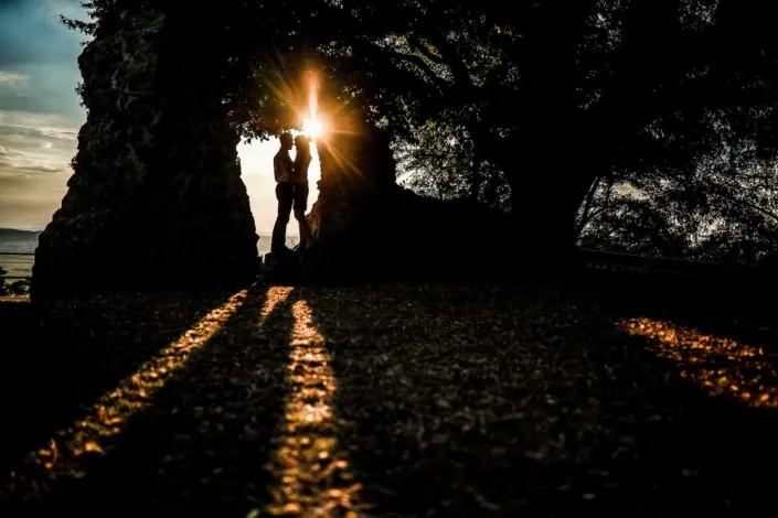 Hochzeitsfotografie-goldene-Stunde-Schloss Romrod