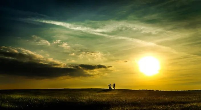Hochzeitsfotografie-goldene-Stunde-Schloss Romrod
