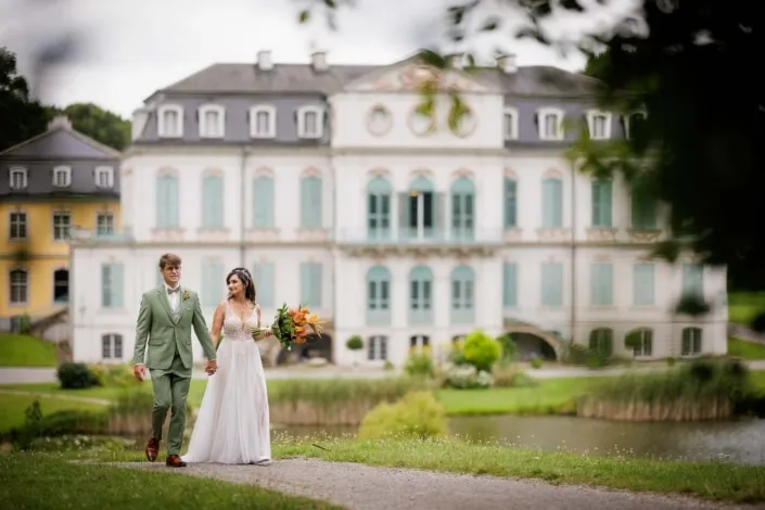 Hochzeitsfotografie in Kassel, Löwenburg und Schloss Wilhelmsthal