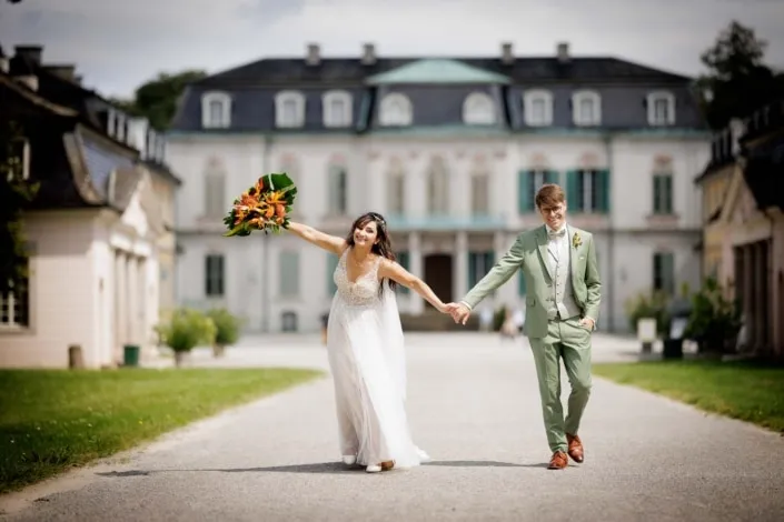 Hochzeitsfotografie in Kassel, Löwenburg und Schloss Wilhelmsthal