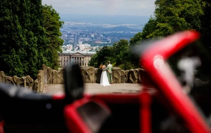 Hochzeitsfotografie in Kassel, Löwenburg und Schloss Wilhelmsthal