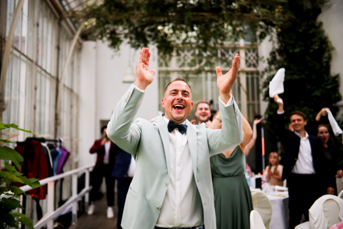 Eine Hochzeit in Kassel im Gewächshaus Schloss Wilhelmshöhe