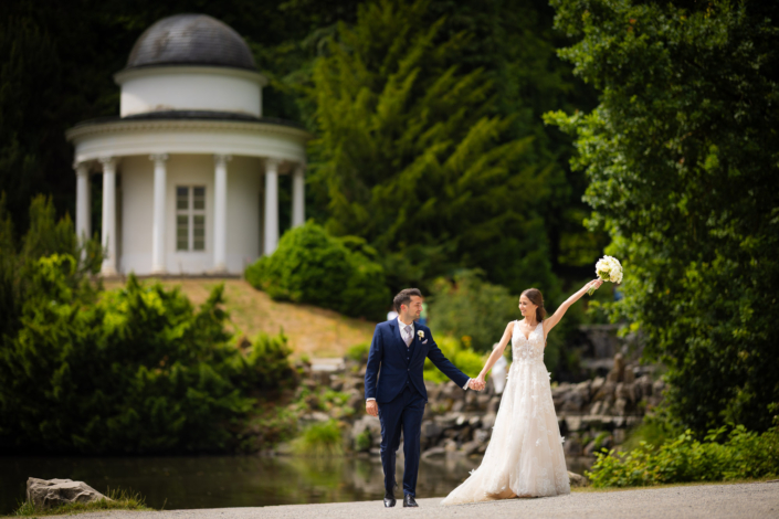 Eine Hochzeit in Kassel im Gewächshaus Schloss Wilhelmshöhe